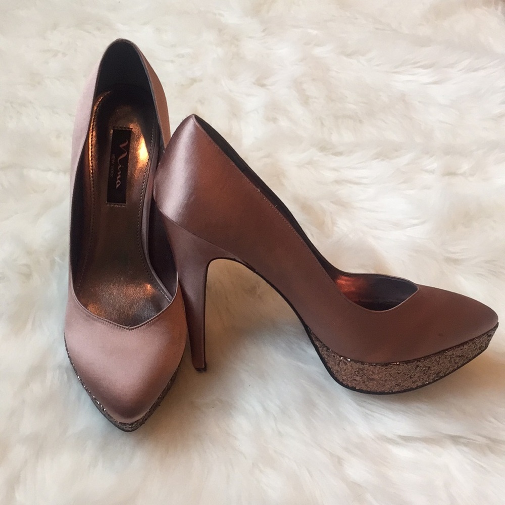 Brand New Satin Nina Heels